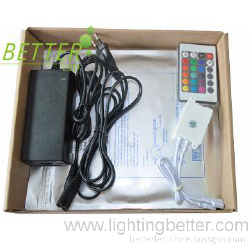 BETTER 5050 RGB 30leds/m flexible strip with controller &power supply